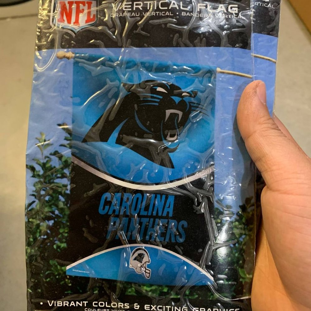 Carolina Panthers NFL‎ Flag Only 27x37 Vertical Flag Banner